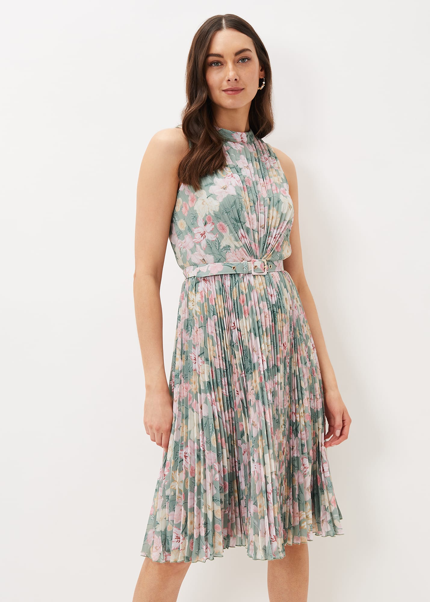 Phase eight pleated dress cheap