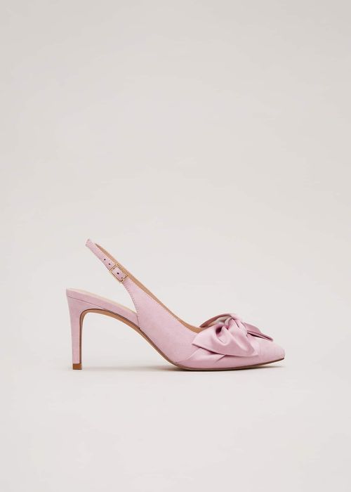 Phase Eight Satin Twist Peeptoe Shoes