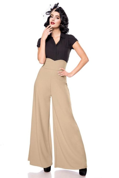Marlenehose Camel