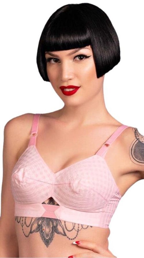 Pink Gingham Bullet-BH