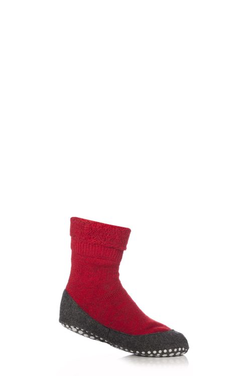 1 Pair Fire Cosyshoe Socks Kids Unisex 9-10.5 Kids (4-5 Years) - Falke