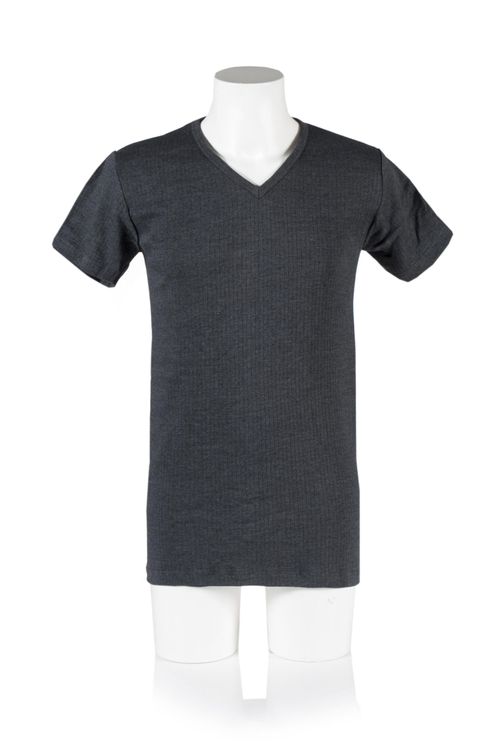 1 Pack Charcoal V Neck Short...