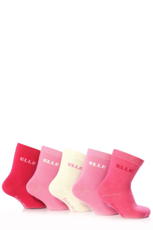 5 Pair Pink Baby Pink Plain...