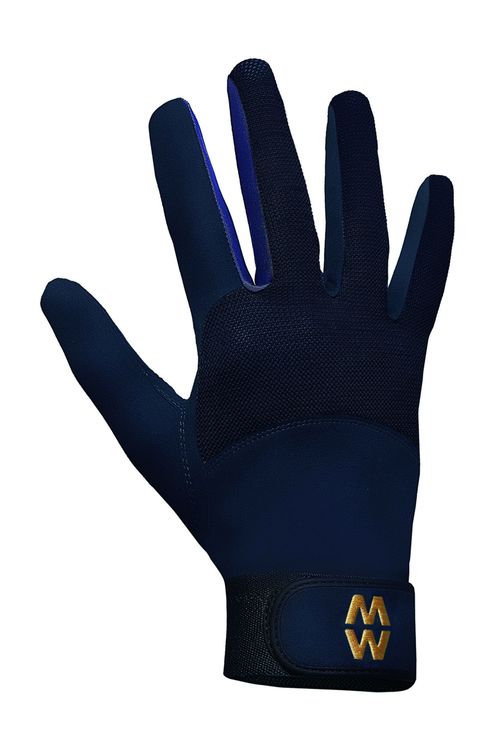 1 Pair Navy MacWet Long Mesh Sports Gloves Unisex 11.5 Unisex - Macwet