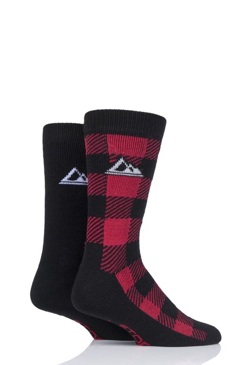 2 Pair Black / Red Thermal...