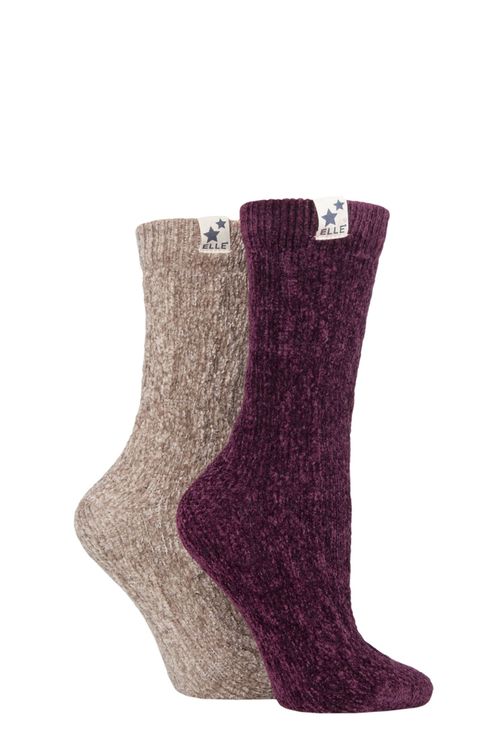 Ladies Elle Chunky Cable Knit Leg Warmers from SOCKSHOP