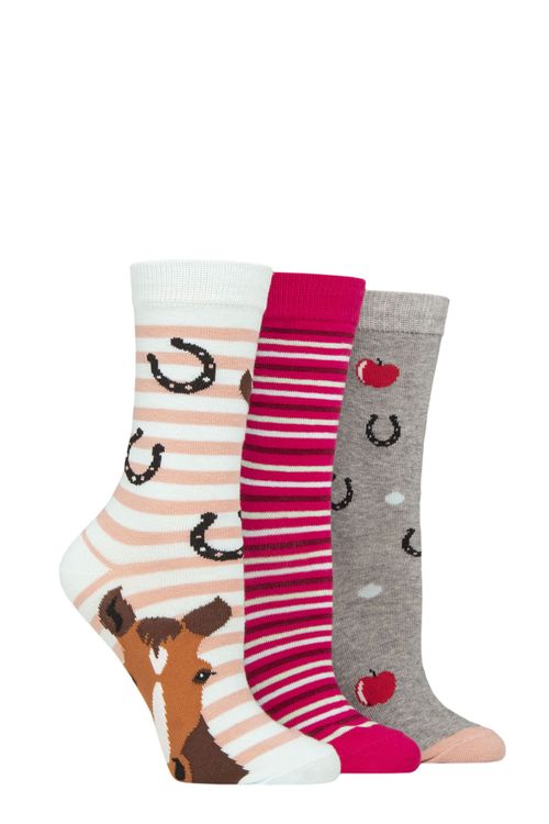 Ladies 3 Pair SOCKSHOP...