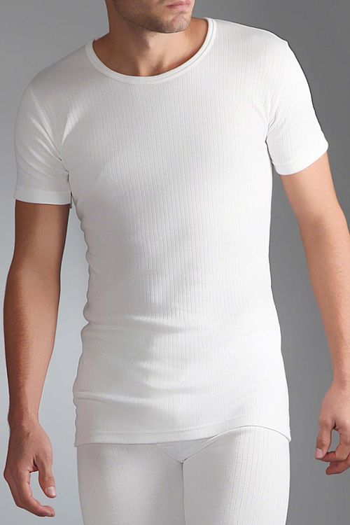 1 Pack White Short Sleeved...