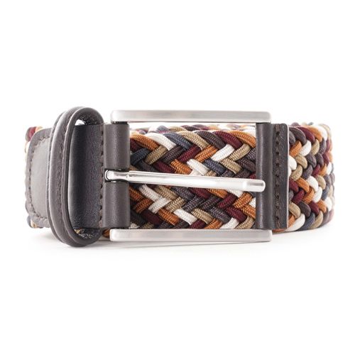 Elastic Woven Belt - Brown...