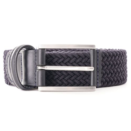 Elastic Woven Belt - Navy