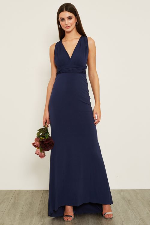 TFNC Multi Way Navy Maxi Dress