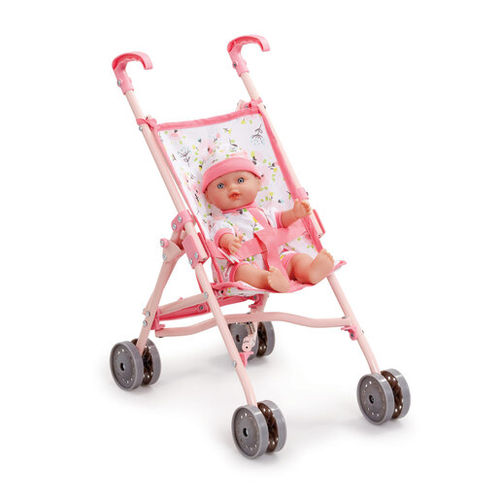 Cupcake Doll & Stroller Pink