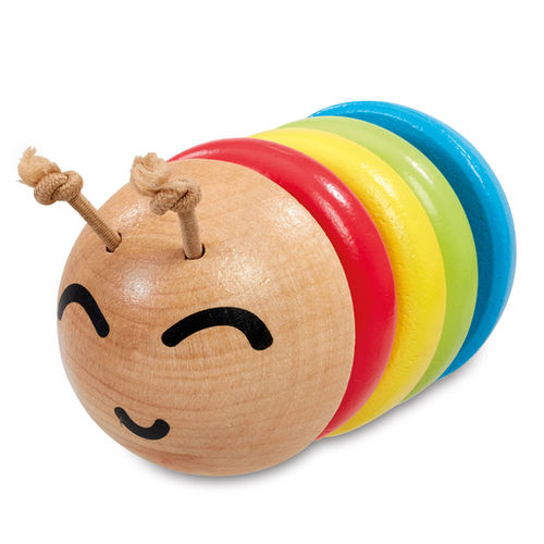 Early Learning Centre Wooden Jingle and Roll Rattle