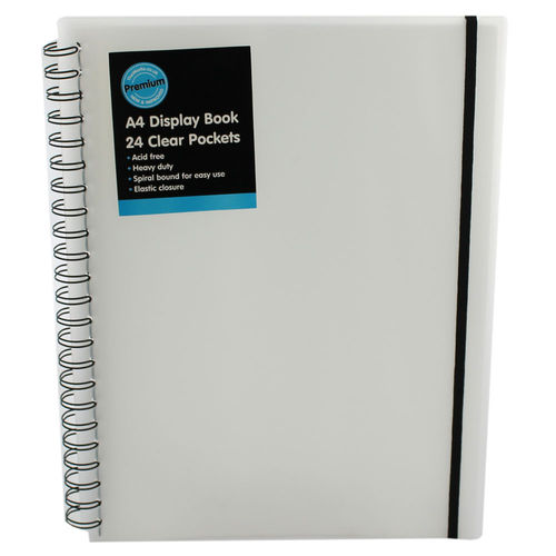 A4 White Display Book