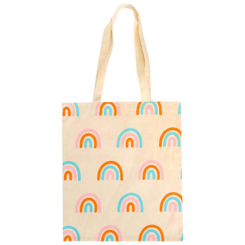 Cotton Rainbow Shopping Bag