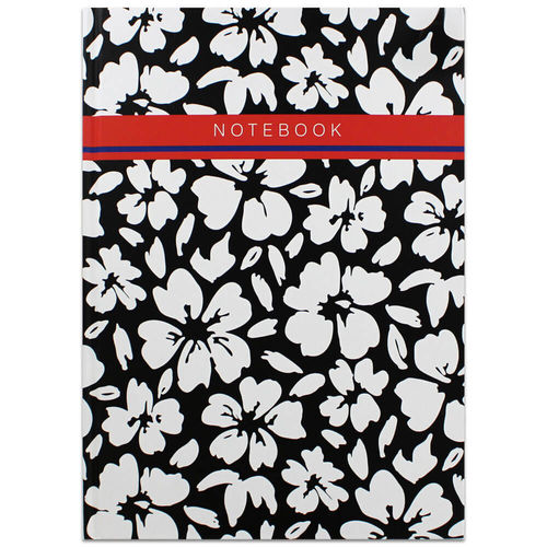 A4 Casebound Floral Notebook