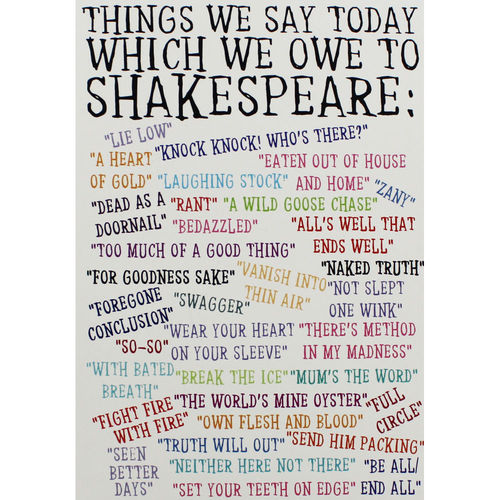 A5 Flexi Shakespeare Sayings...
