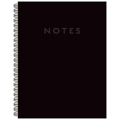 A4 Black Notes Wiro Notebook