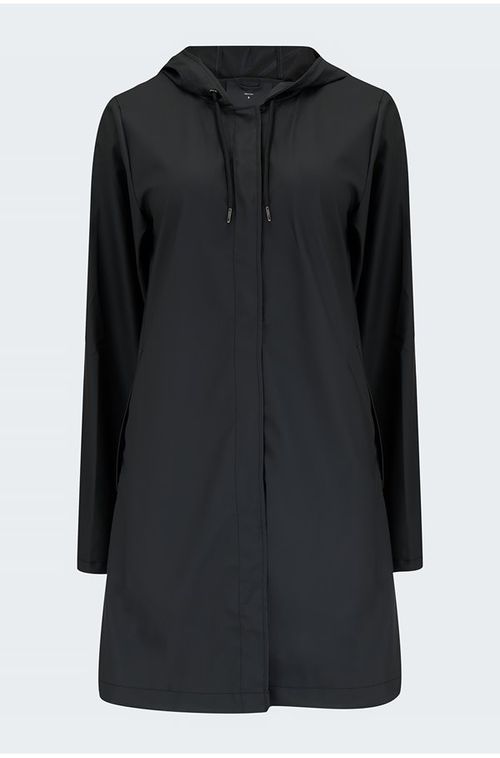 Rains - A-line Jacket in Black