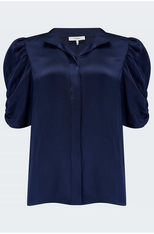 FRAME - Puff Sleeve Blouse in...