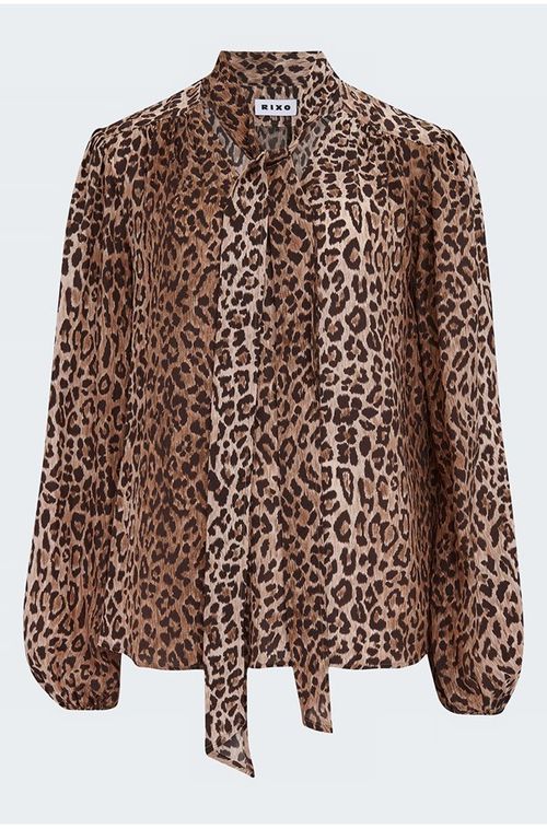 RIXO - Moss Top in Leopard