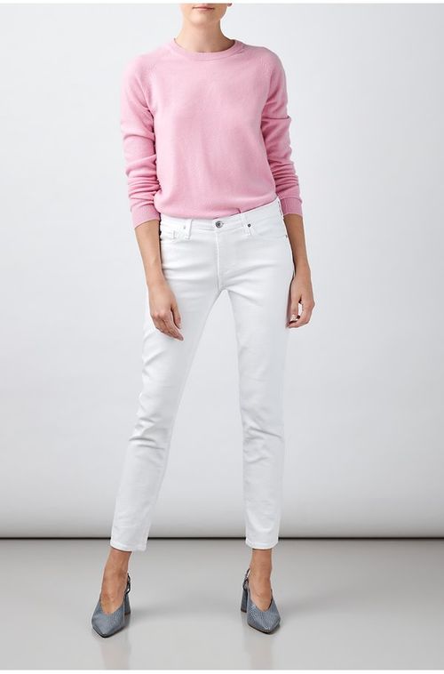 AG - Prima Ankle Jean in White