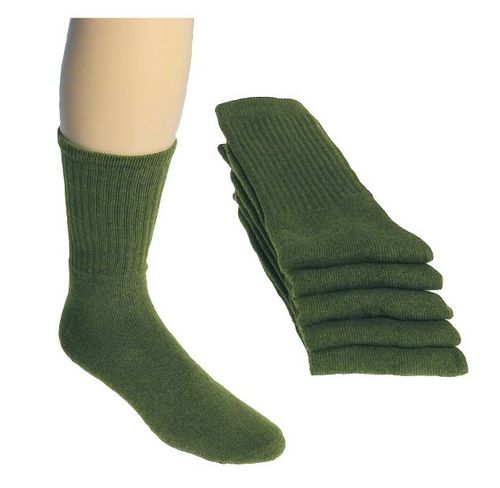 5 Paar Jagd Sport Socken oliv...