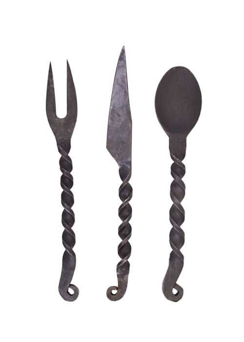Essbesteck 3-teilig Messer,...