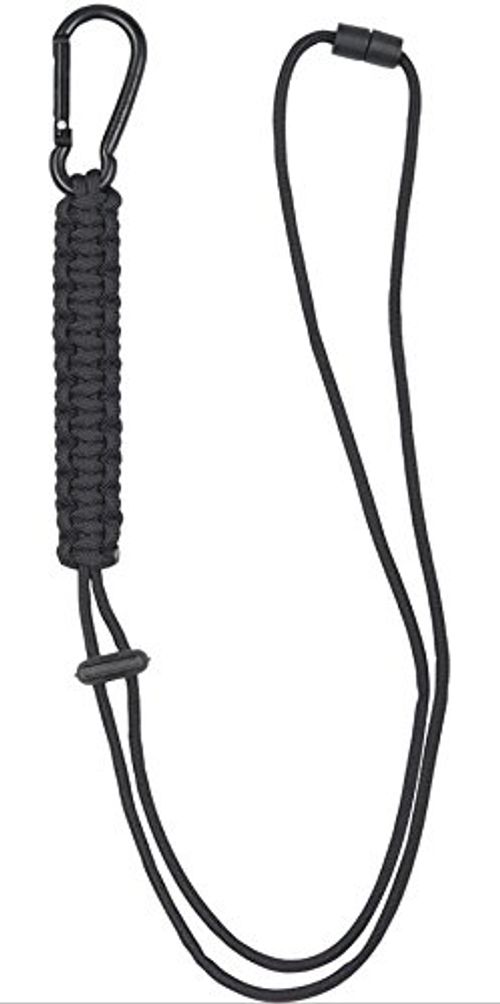 Paracord Lanyard schwarz