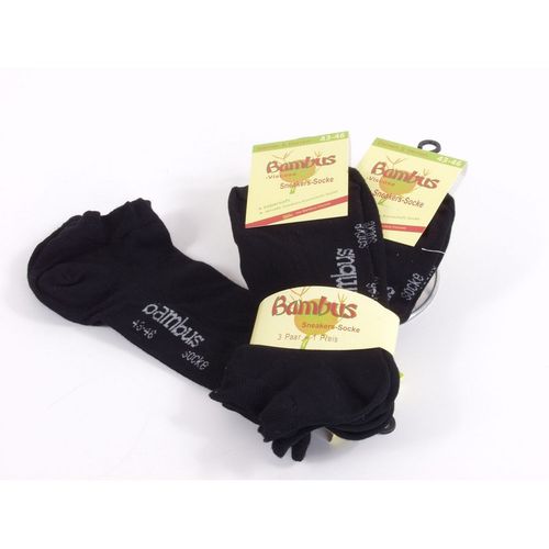 3 Paar Bambus Socken kurz...