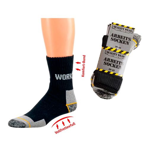 3 Paar Komfort Arbeits Socken...