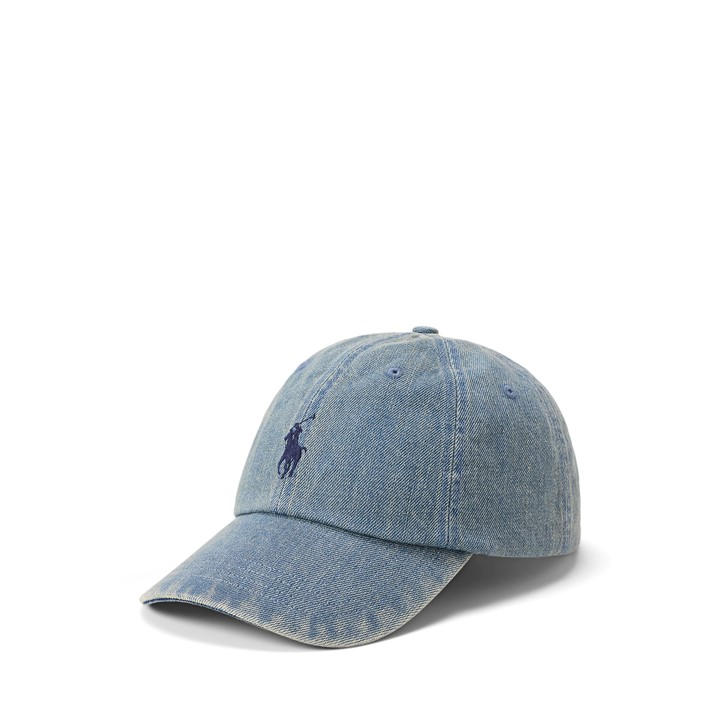 baby blue ralph lauren cap