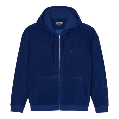 Men Terry Full Zip Hooded...