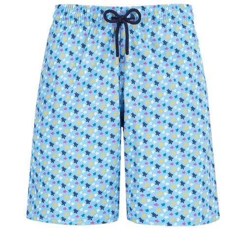 Men Long Swim Shorts Micro...