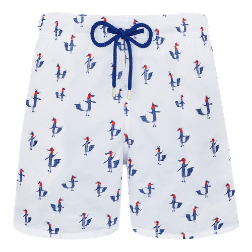 Men Swim Shorts Embroidered...