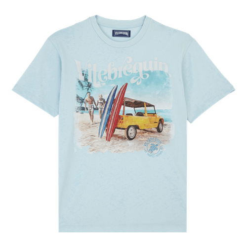 Men Cotton T-shirt Surf And...