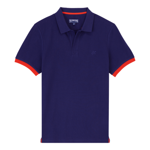 Men Cotton Polo Solid -...