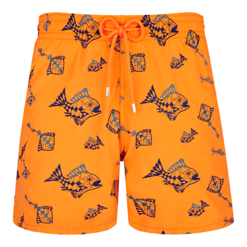 Men Swim Shorts Embroidered...