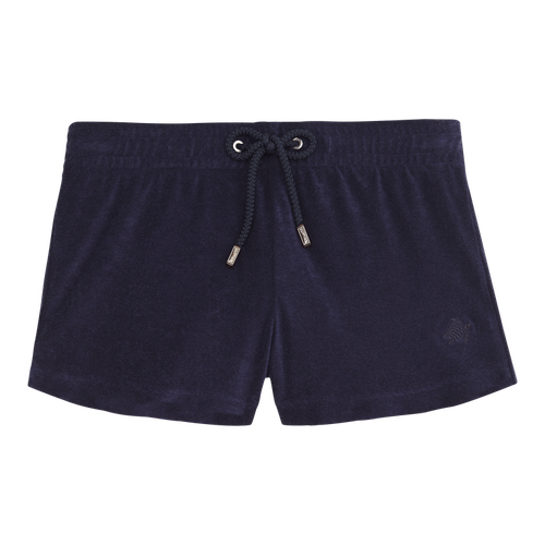 Women Terry Shorts Solid -...