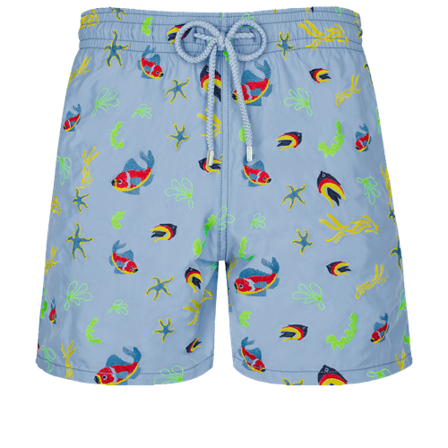 Men Swim Shorts Embroidered...