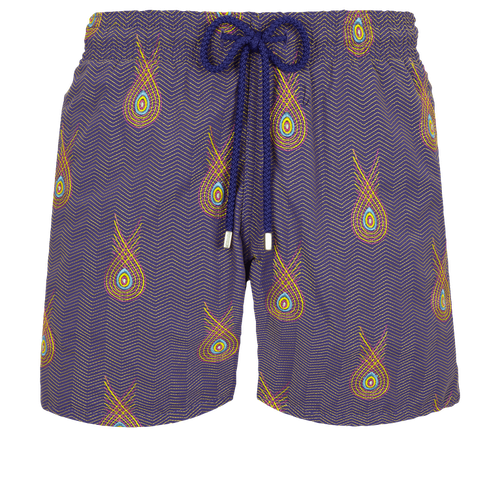 Men Swim Trunks Flocked Starlettes