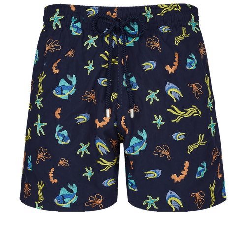 Men Swim Shorts Embroidered...