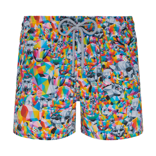 Men Stretch Swim Shorts...