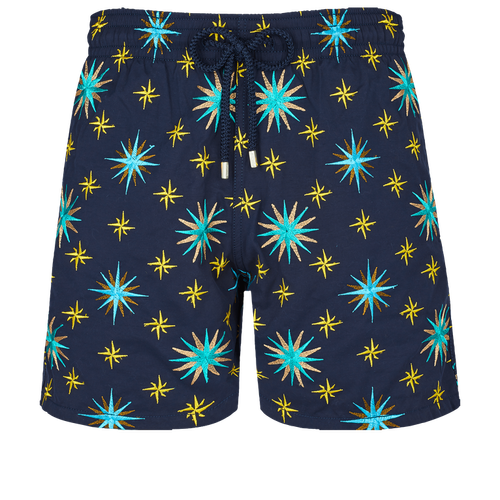 Men Swim Shorts Embroidered...