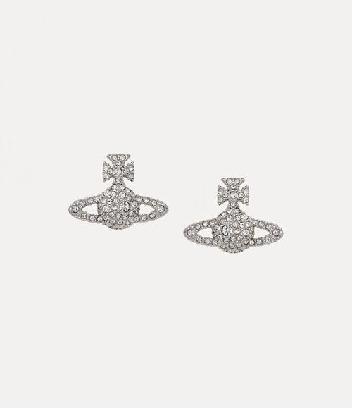 Grace bas relief stud earrings