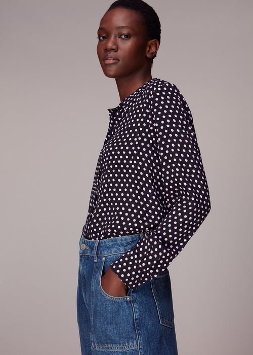 Whistles Women's Dotted Spot...