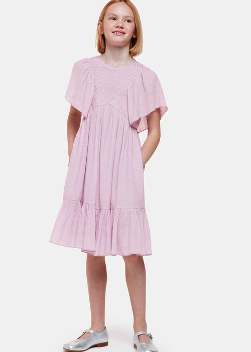 Whistles Kids Willa Smocked...