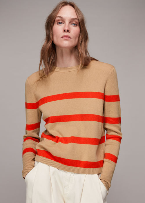 Whistles Women's Stripe Crew...