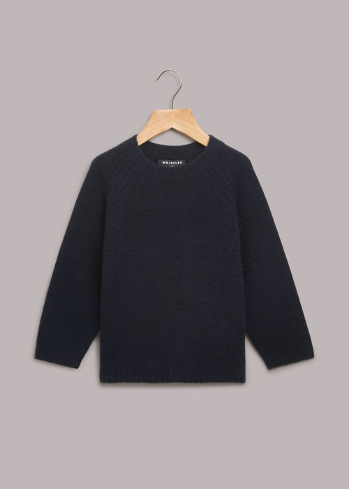 Whistles Kids Textured Crew...