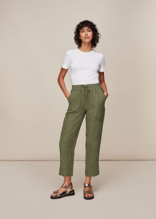 Whistles Women's Cargo Linen...